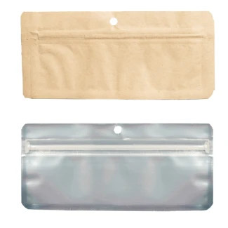 QNUBU - ZIP BAG ANTIODORE | CARTA KRAFT PER PREROLLS, EDIBILI E PENNE VAPORIZZATORE 50PZ