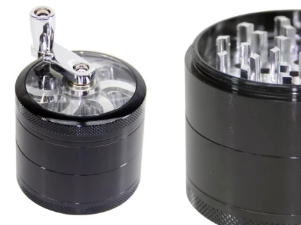 GRINDER MOLINO 62 MM 4 PARTI NERO POLLINATOR